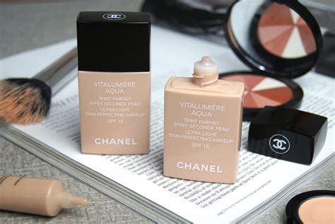 chanel aqua compact|Chanel vitalumière aqua foundation.